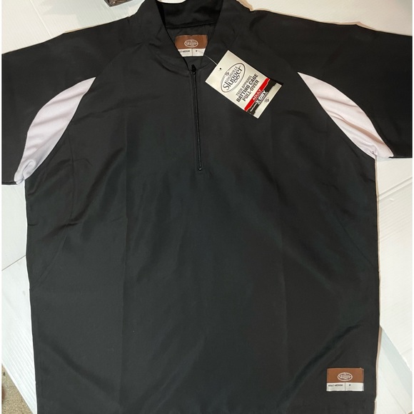 Mens Louisville Slugger Tech Apparel Batting Cage Pull-Over Top 1/4 zip Front - Picture 13 of 13